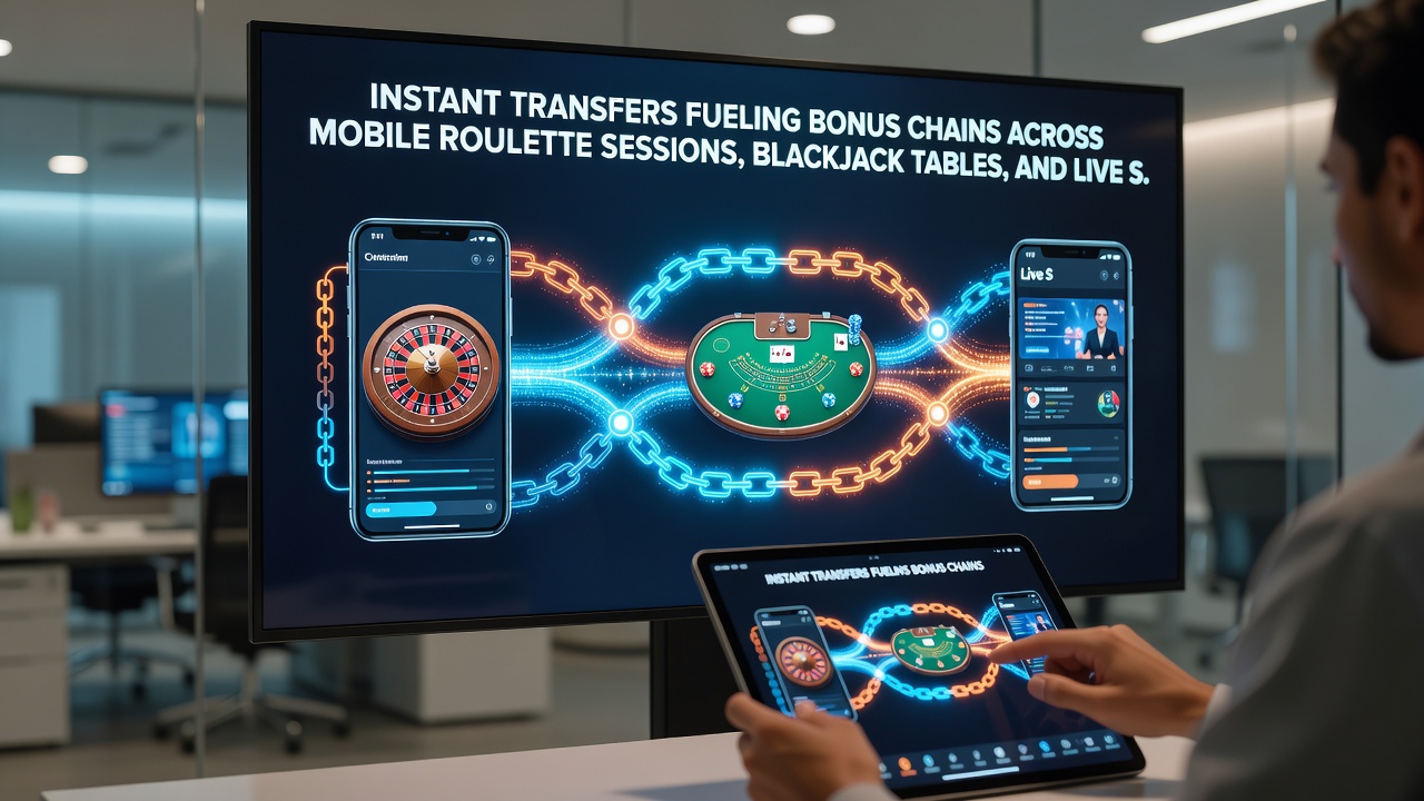 Smartphone scherm met blackjack tafel en sportweddenschap overzicht