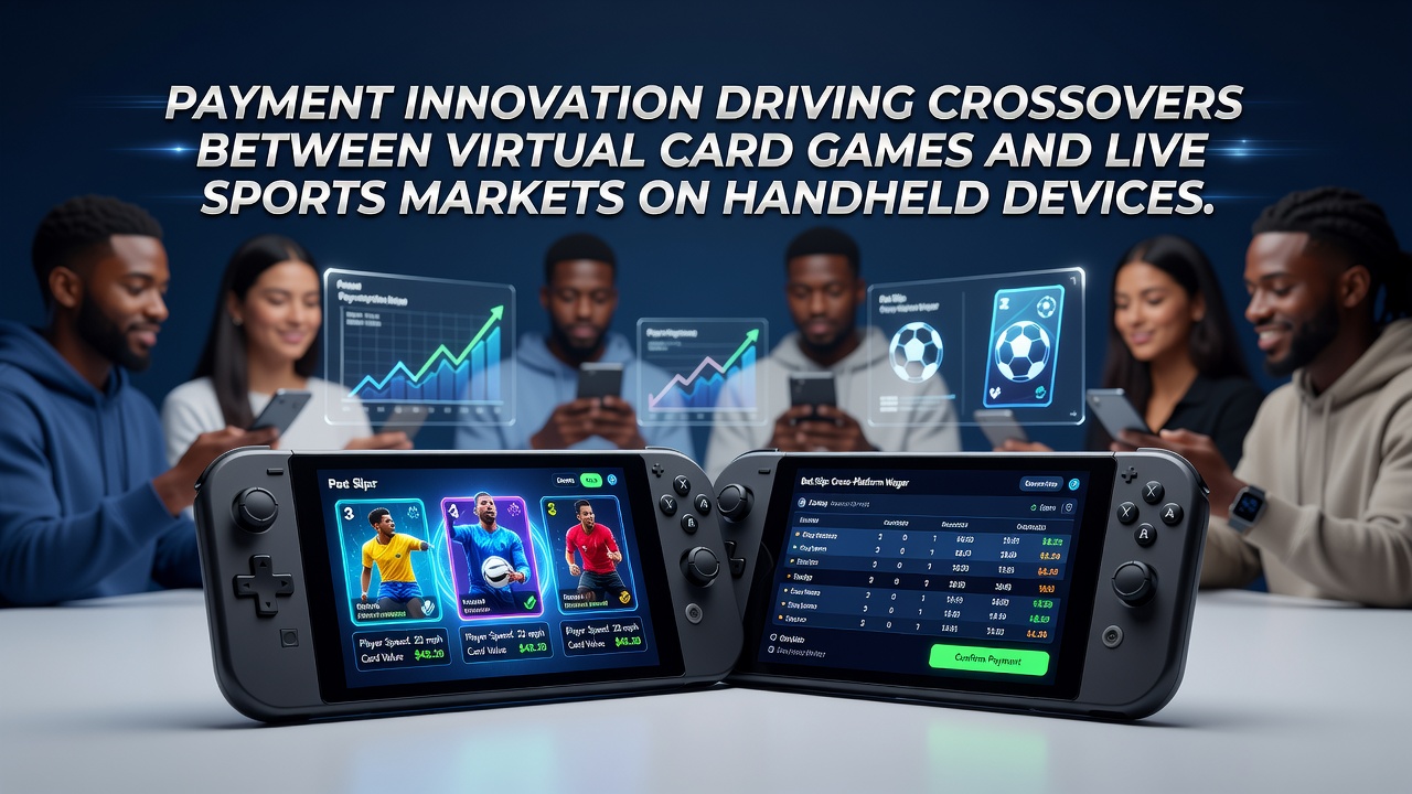 Innovatieve betaalsystemen die virtuele kaartspellen en sportmarkten verbinden op smartphones