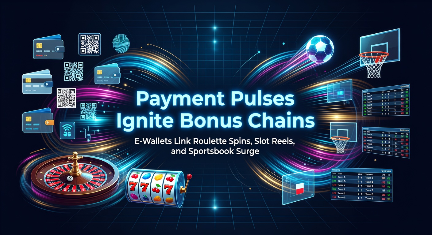 Grafiek van e-wallet transacties die bonusketens activeren tussen roulette, slots en sportweddenschappen